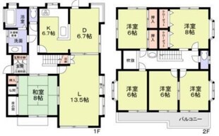 さいたま市緑区馬場1丁目貸家の物件間取画像